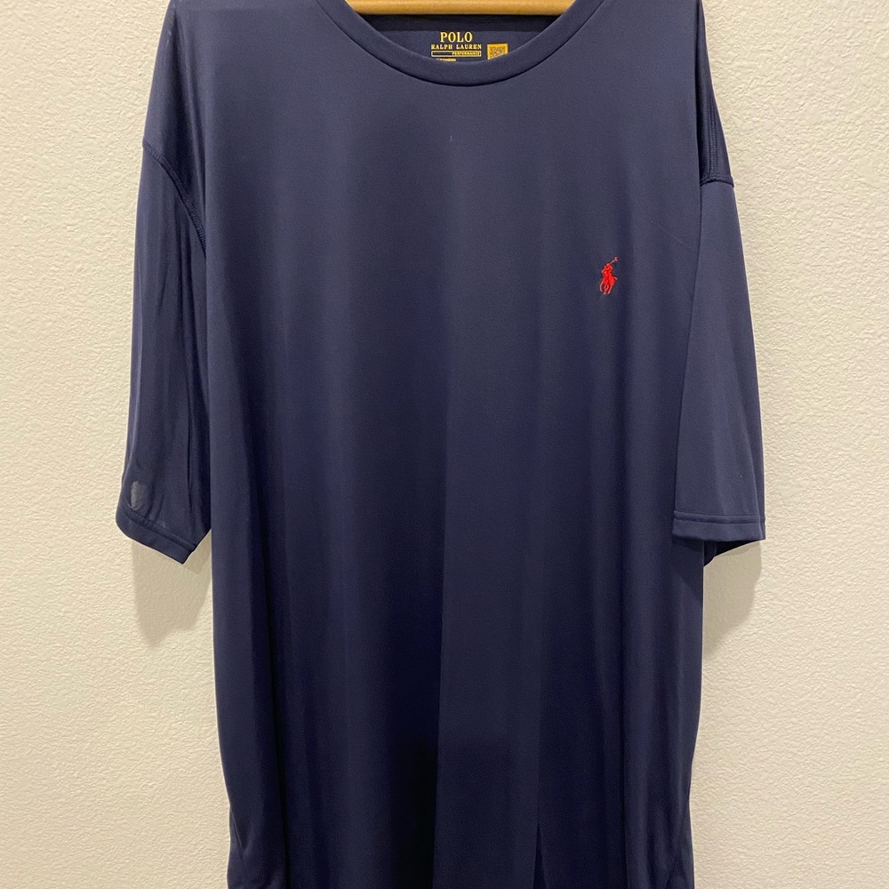 Polo by Ralph Lauren Men's Navy Blue Performance Shirt